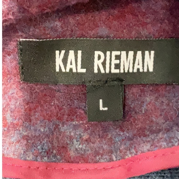 Kal Rieman Gradient Women’s Zip Mock neck Cardigan Large - Picture 4 of 5